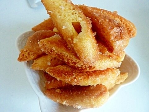 バター&油なし!!スティックパンでラスク